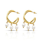 Star Pendant & Twirl Earrings Set 4