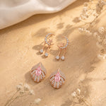 Moonstruck Earrings & Blush Hour Earrings