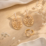 Rosabelle Earrings & Loop Ring