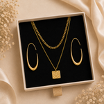 Charm Necklace & Atelier Earrings