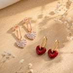 Cherie Earrings & Dazzling Heart