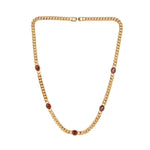 Loopwork Ring & Bordeaux Necklace 2