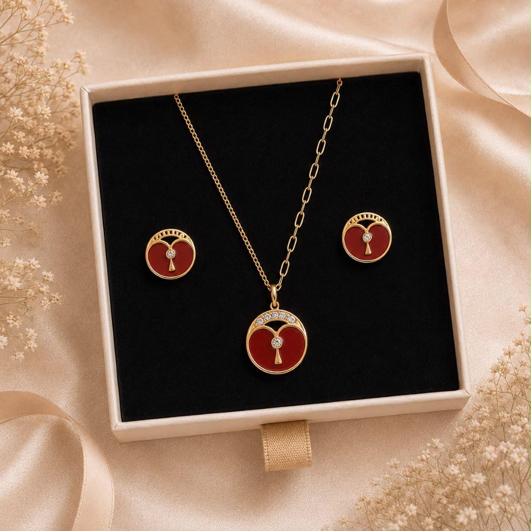 Crimson Charm Set