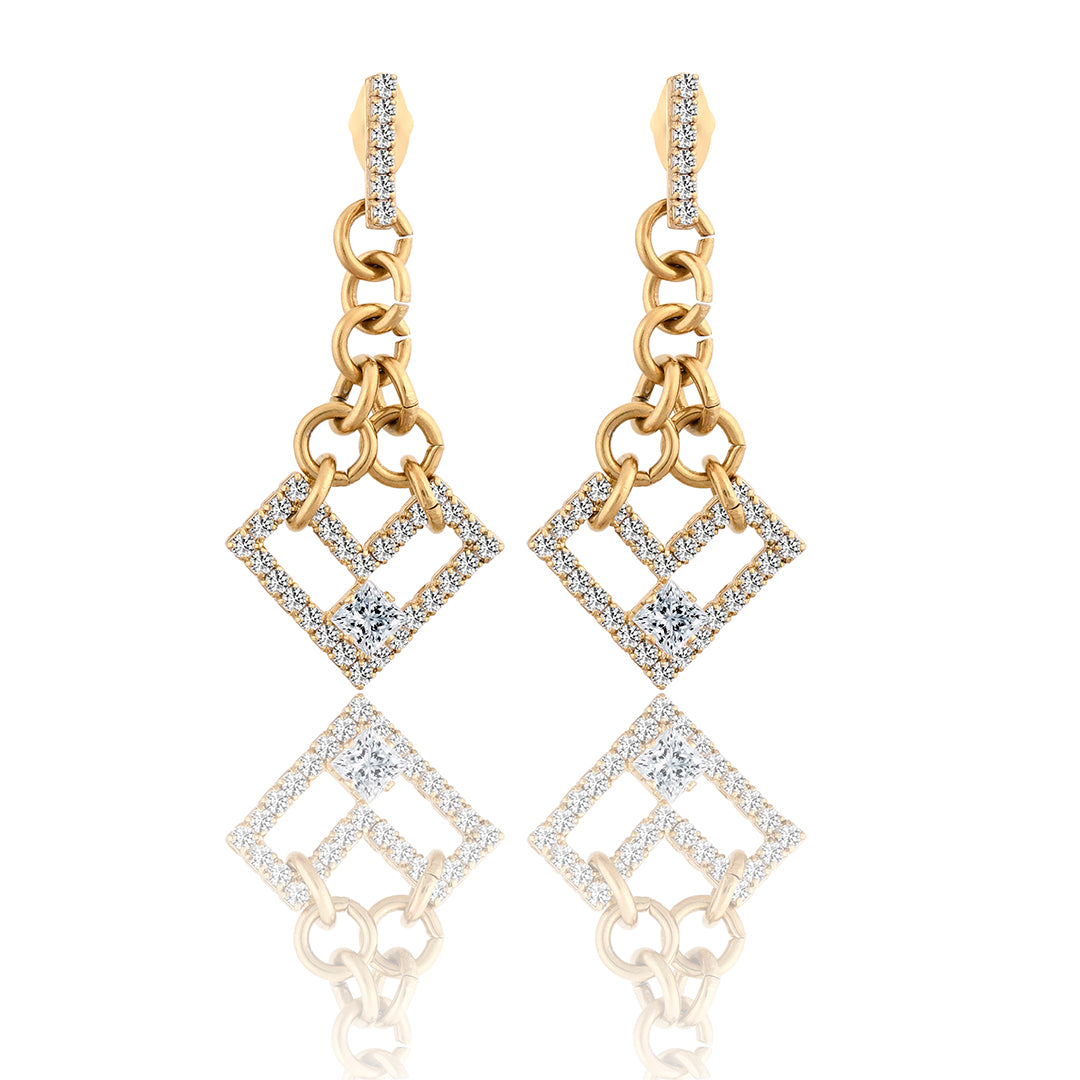 Crystal Dangle Earrings