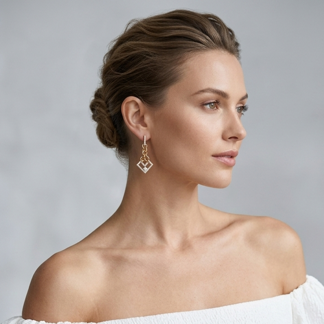 Crystal Dangle Earrings
