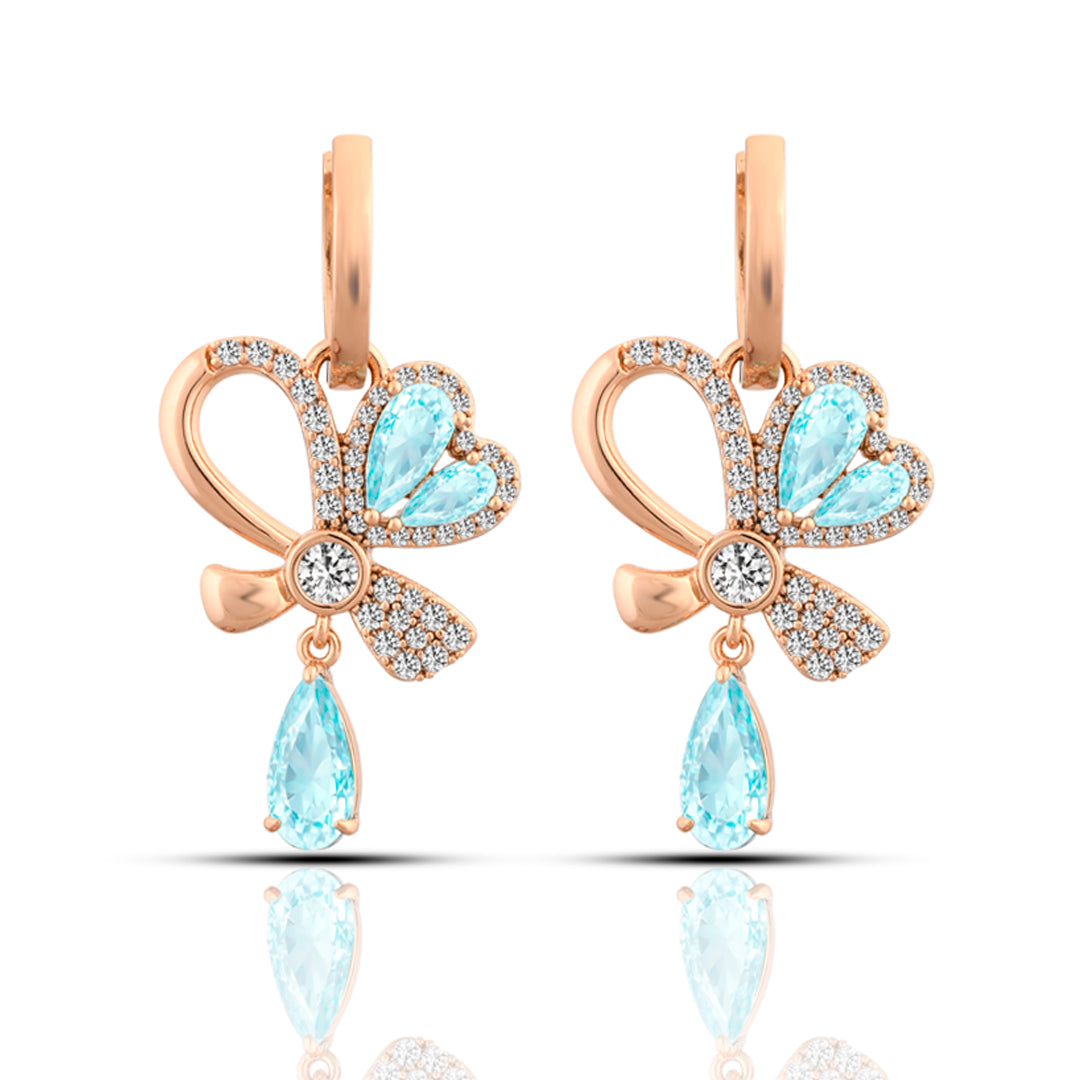 Sky blue Belle Earrings