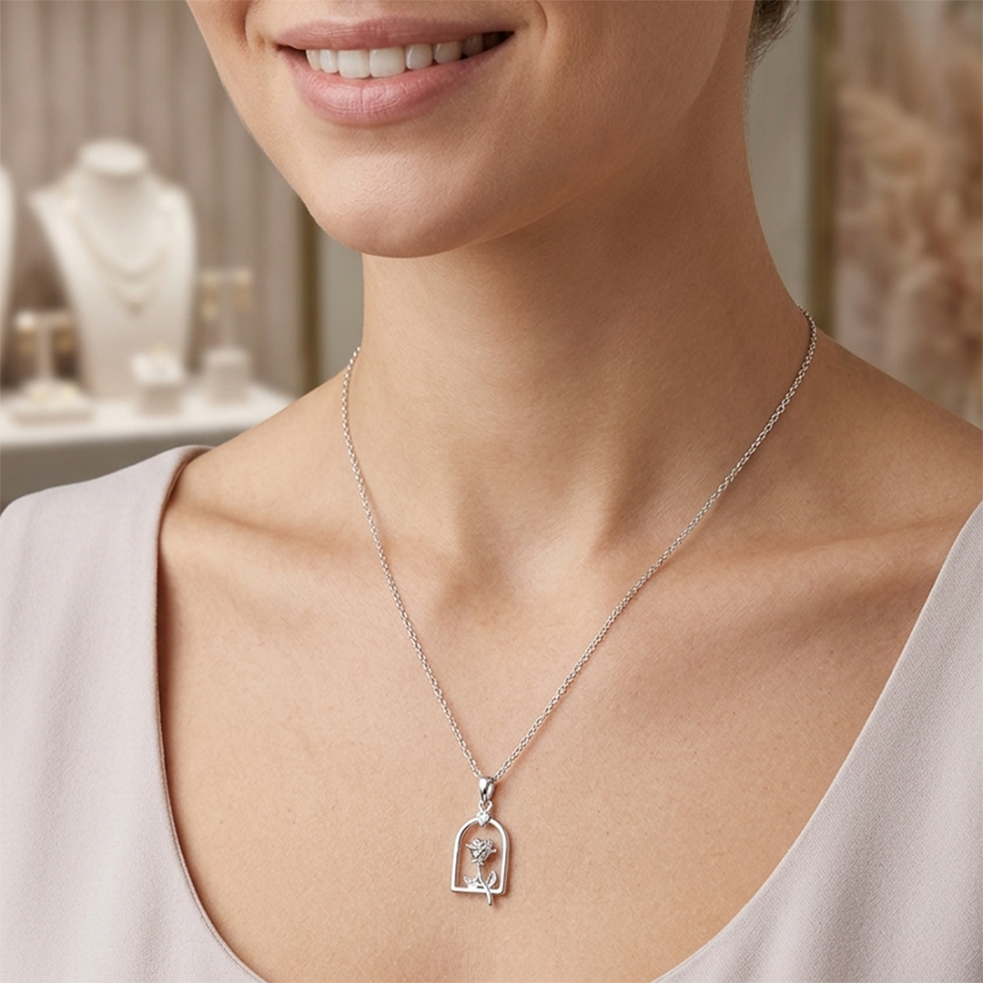 Cupid's Note Necklace