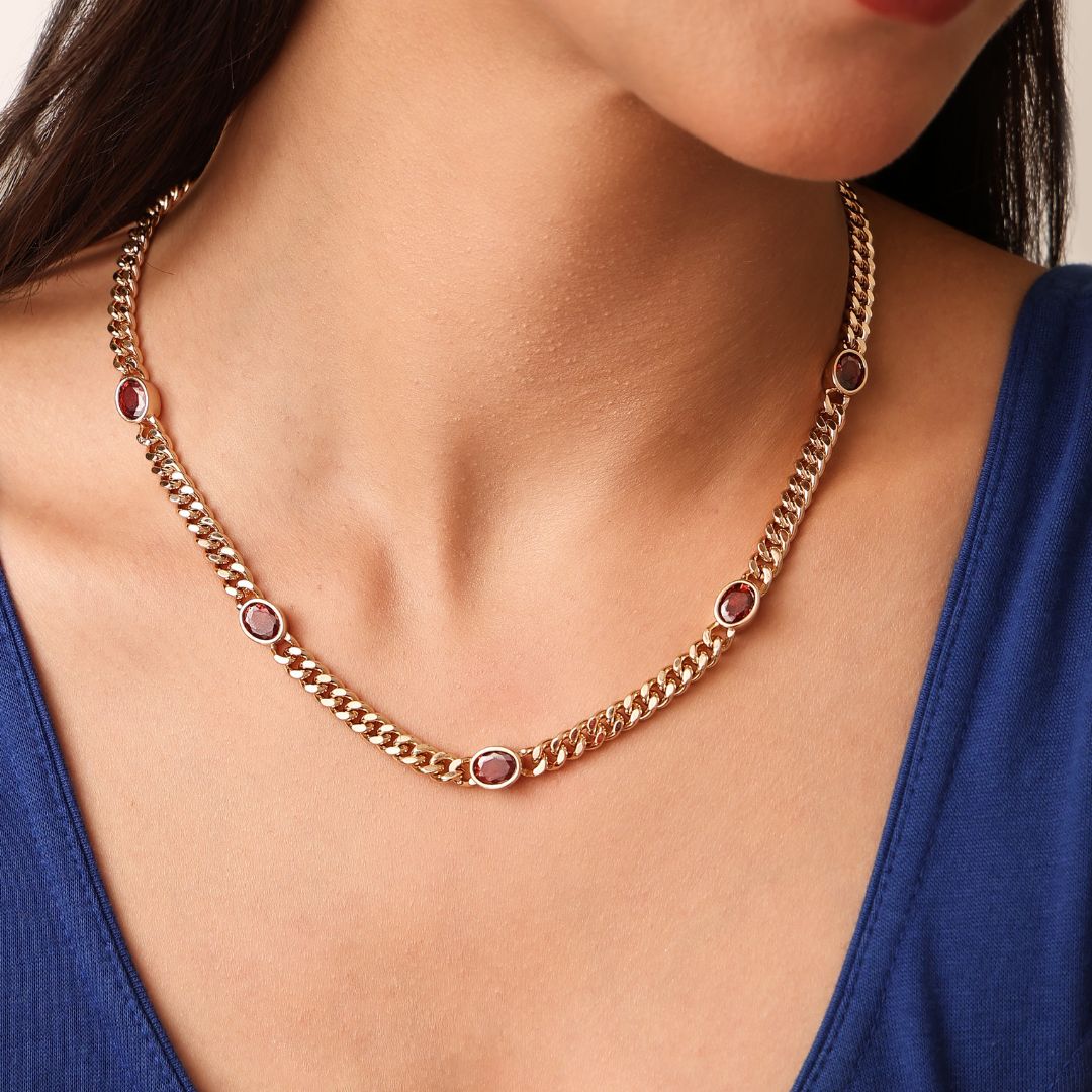 Bordeaux Necklace
