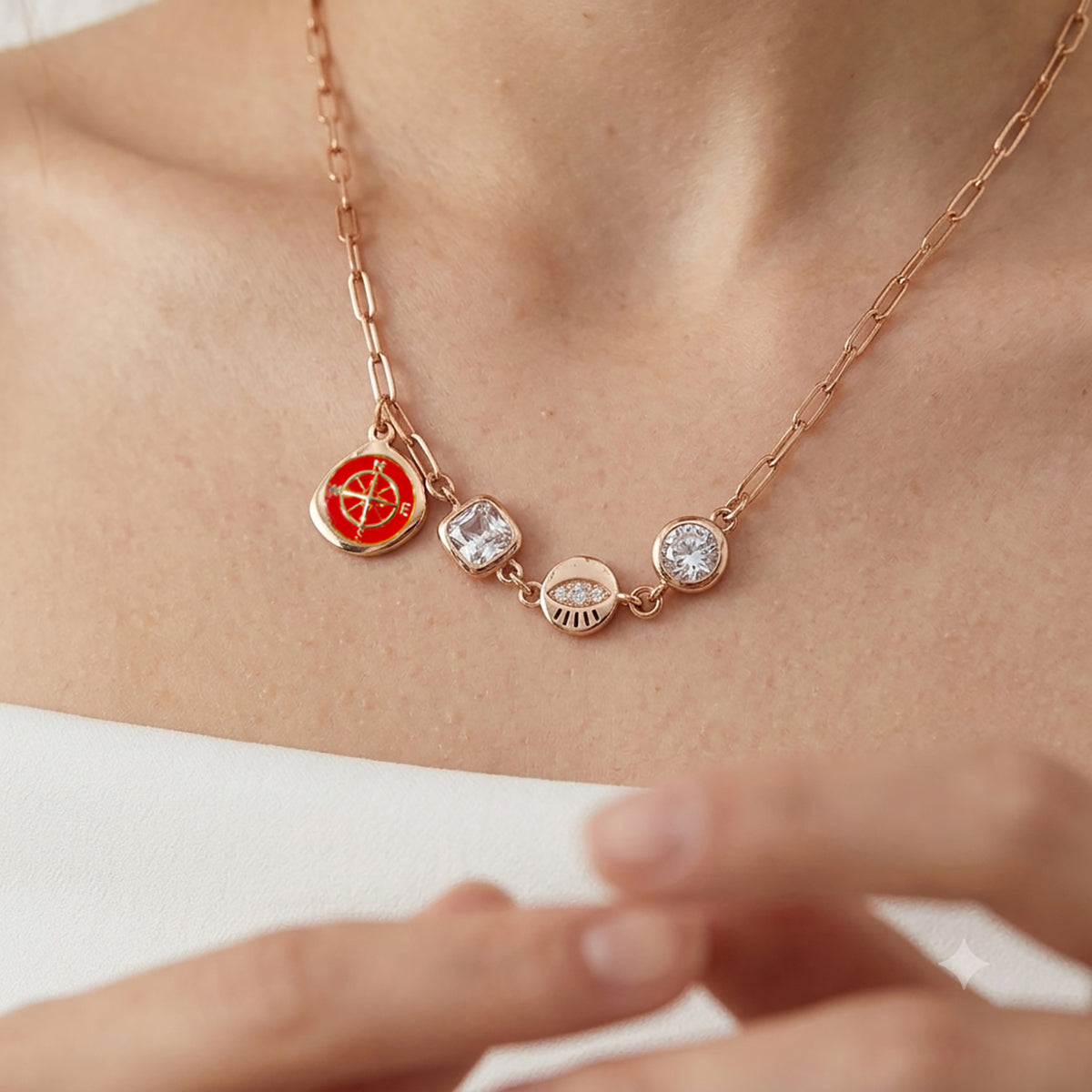 Roselle Necklace