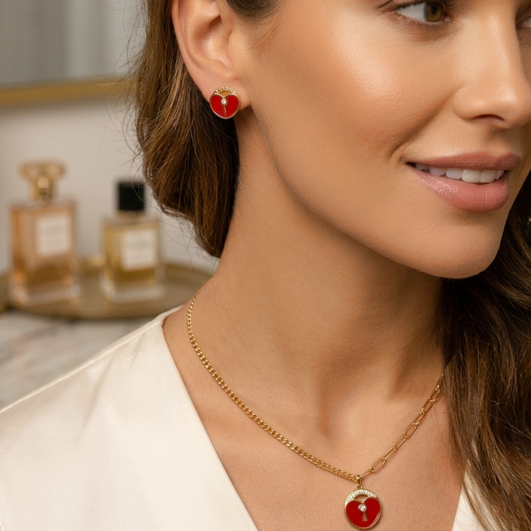 Crimson Charm Set